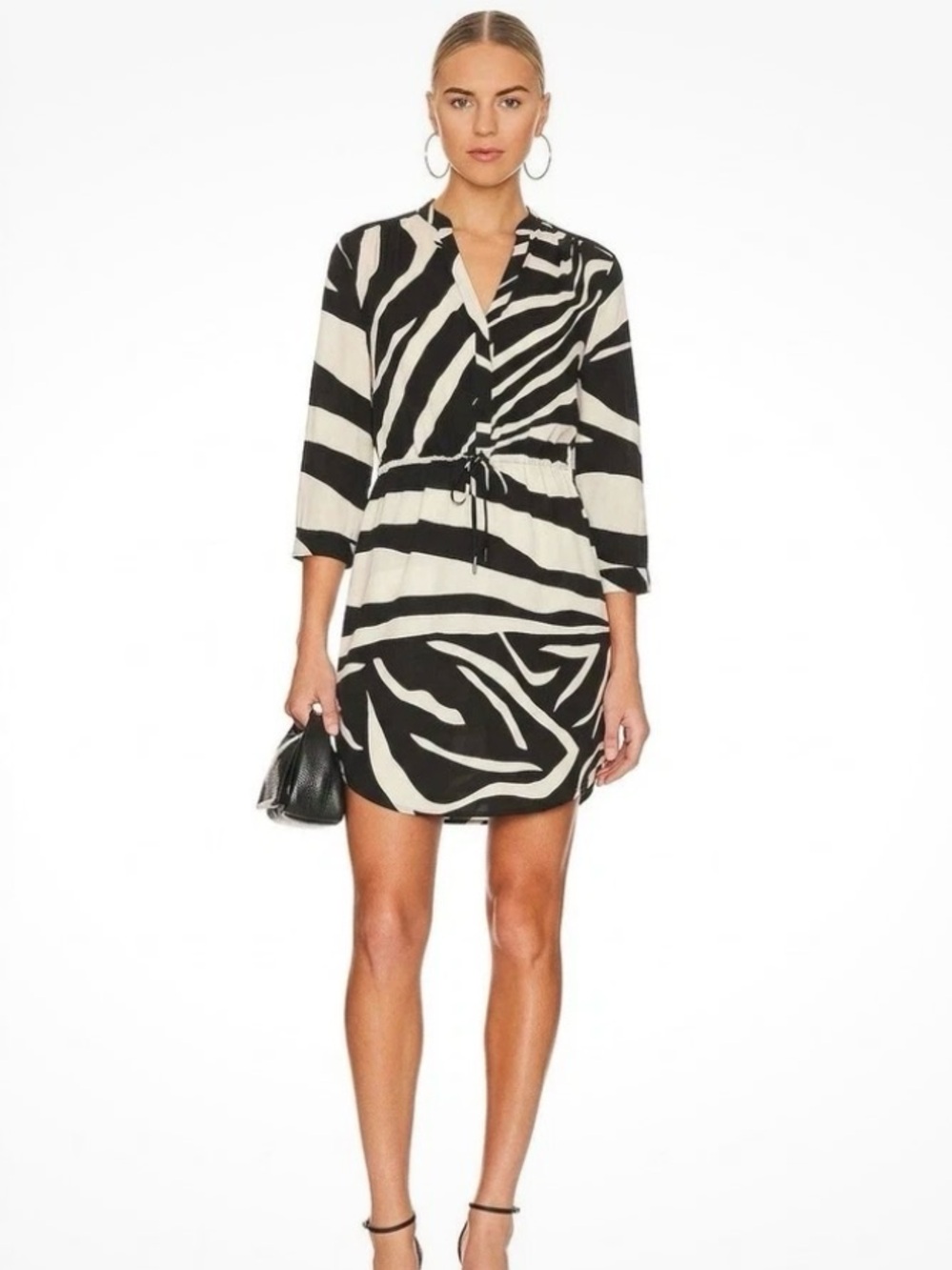 Diane Von Furstenberg silk blend animal print dress, size 2 - Picture 1 of 7